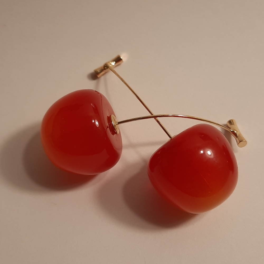 🍒 Cherry Bomb 🍒 earrings *Red